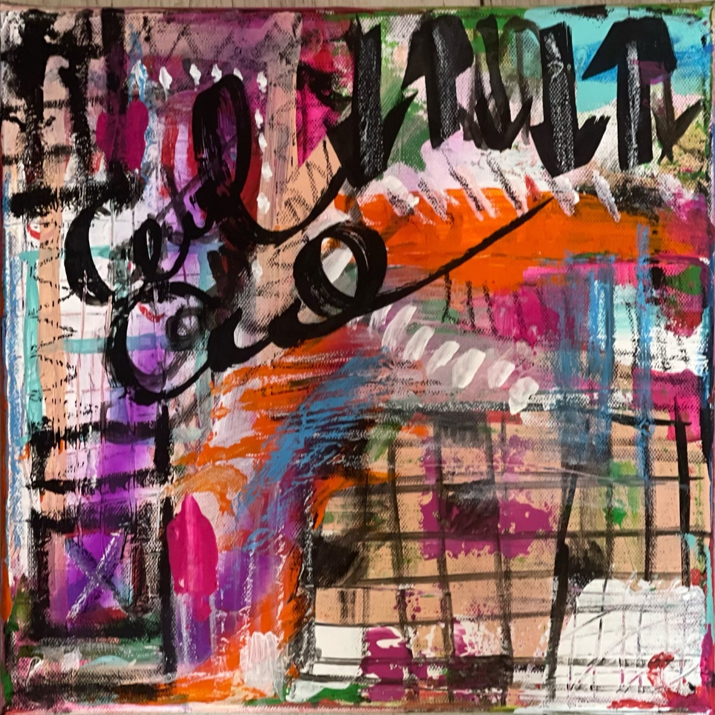 Pink storm 30x30